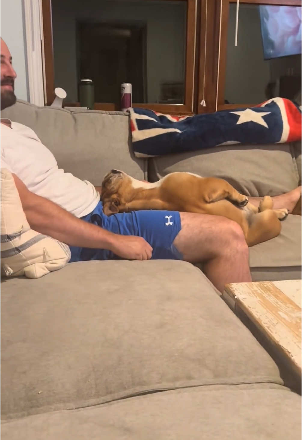 He must’ve had a long day 😂 (via @lexrou4) #dailydose #dogs #funny #fyp