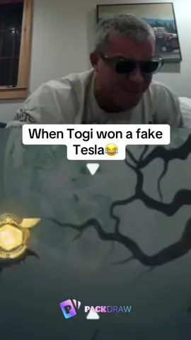 When Togi won a fake Tesla😂 #kickstreaming 