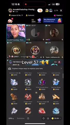 Level 37 gifter badge finally back up there with my old account, only took us 3-4 months on here let’s go 🫡❤️
