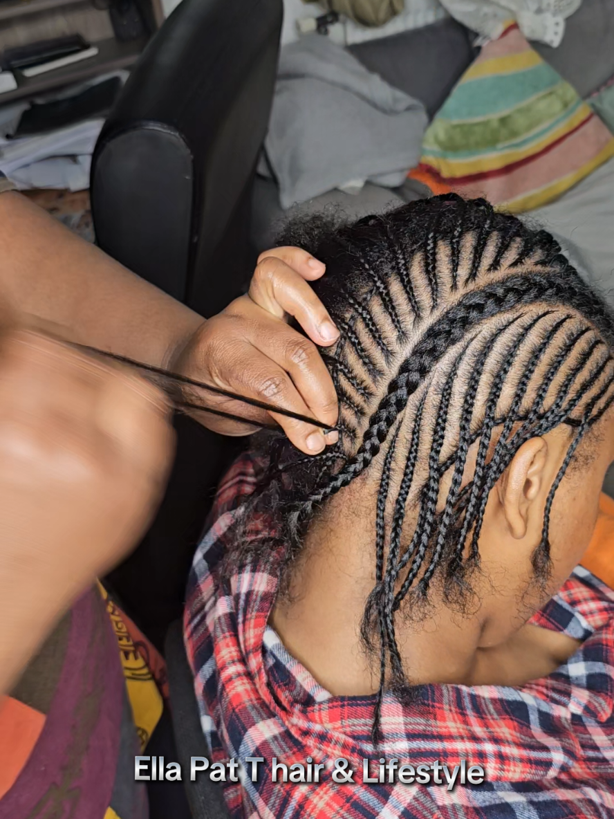 HAIRSTYLIST DO MAKE  MISTAKES AS WELL HAIR TUTORIAL #foryourpage #hairidea #talent #trendinghairstyle #4chair #mcellapatt #ellapatt #fyp #braidstyles 