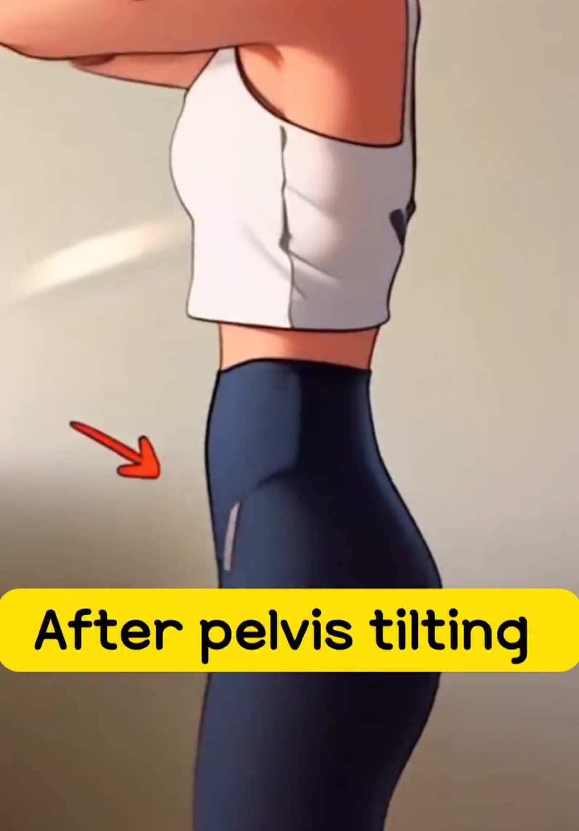 Pelvis tilting exercise = belly fat loss #pelvistilt #pelvis #pelvichealth #bellyfatloss #bellyfatworkout #써니요가 #홈트는써니요가 #sunnyyoga 