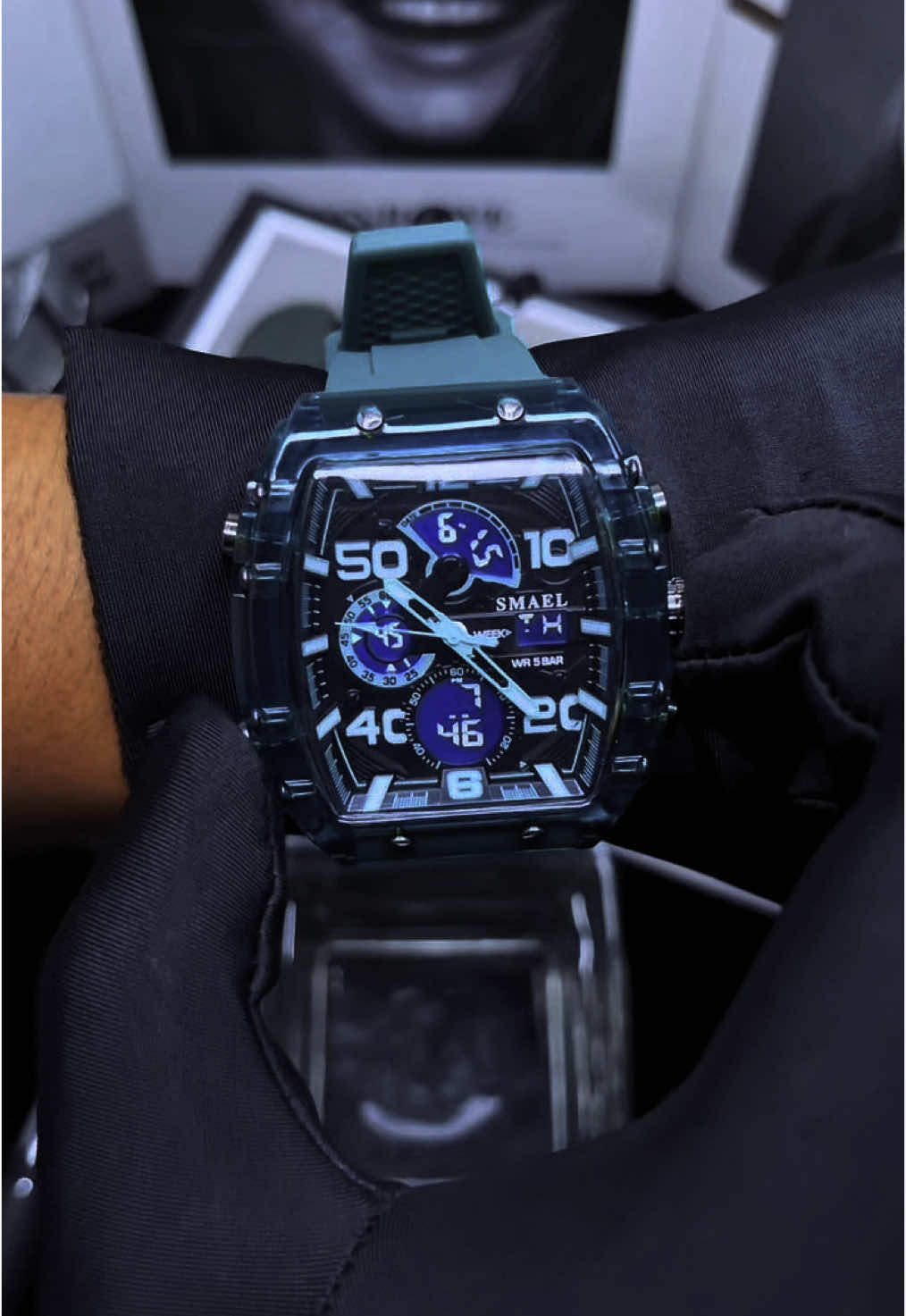 Jam Tangan Pria Wanita Analog Digital SMAEL8109 #jamtangan #sprot #kece #watch 