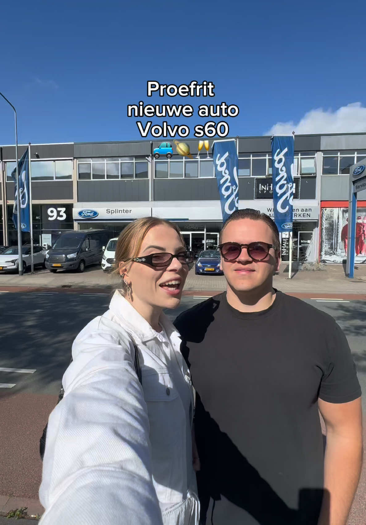 Testritje @Hedin Automotive BeLux #proefrit #auto #amsterdam #cargirls #girlscar #cartiktoks #volvos60 #volvocars #volvo #cartiktoks #autorijden 