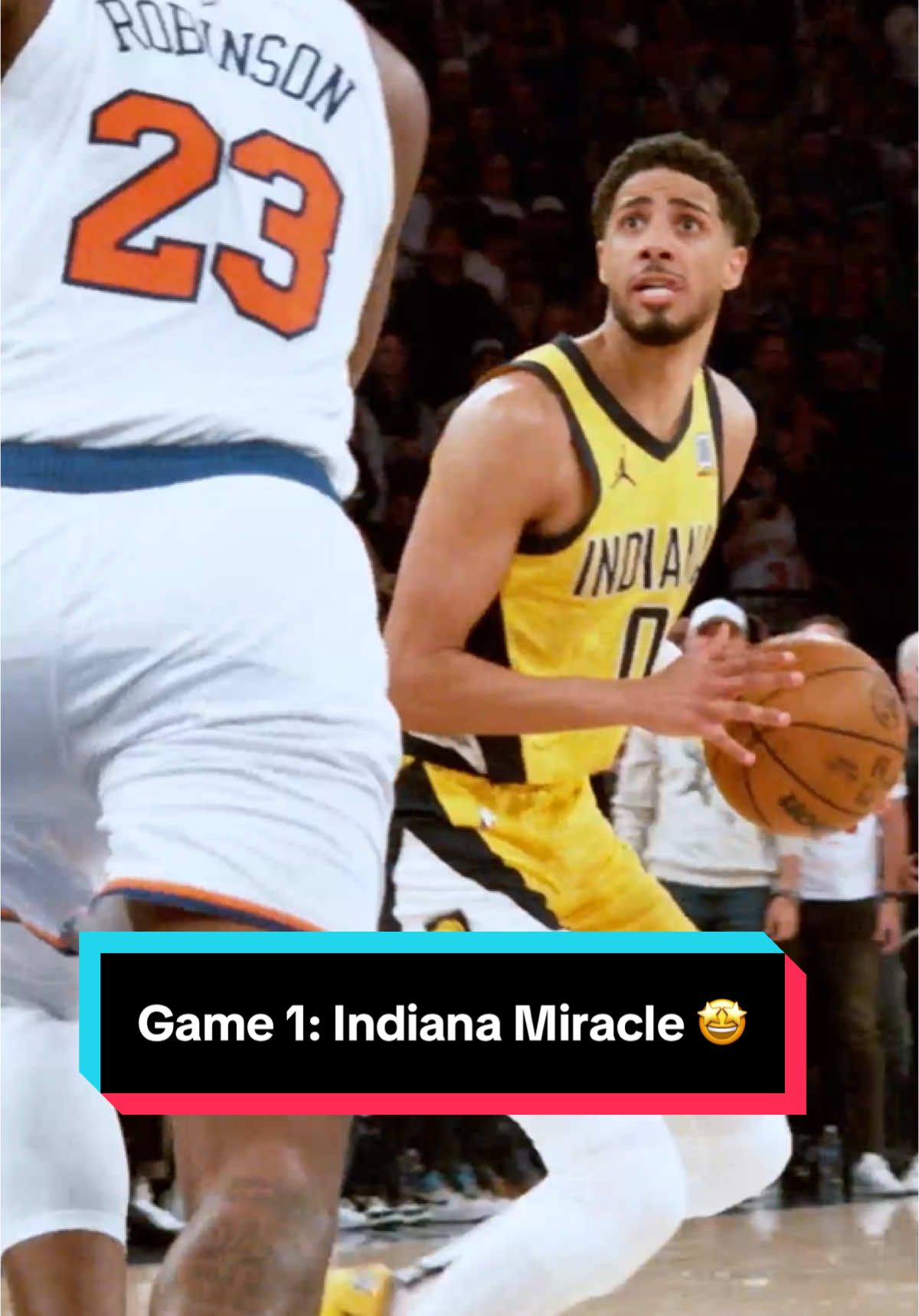 “It was a special moment” - Tyrese Haliburton touches on his Game 1 basket to send it to OT 🤩 #NBA #Basketball #TyreseHaliburton #IndianaPacers 