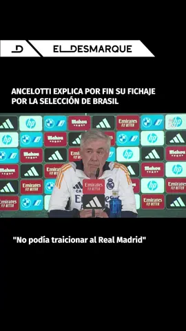 👀 Ancelotti explica por fin su fichaje por Brasil: 