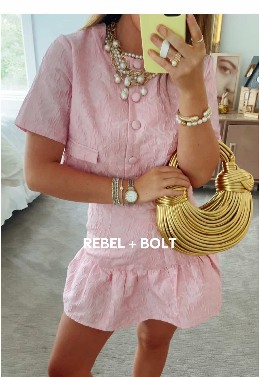 Shop @Rebel + Bolt & use code “MIMID10” @ checkout 💕👛🌷🤗 LINK IN BIO!! Thankyou so much for sending me the cutest set ever!!! I can’t wait to wear this out!! 🥹🥹 #pr #boutiquepr #fyp #OOTD #ootdinspo #goviral #trending #summerootd #coastalgrandmother #summerset 