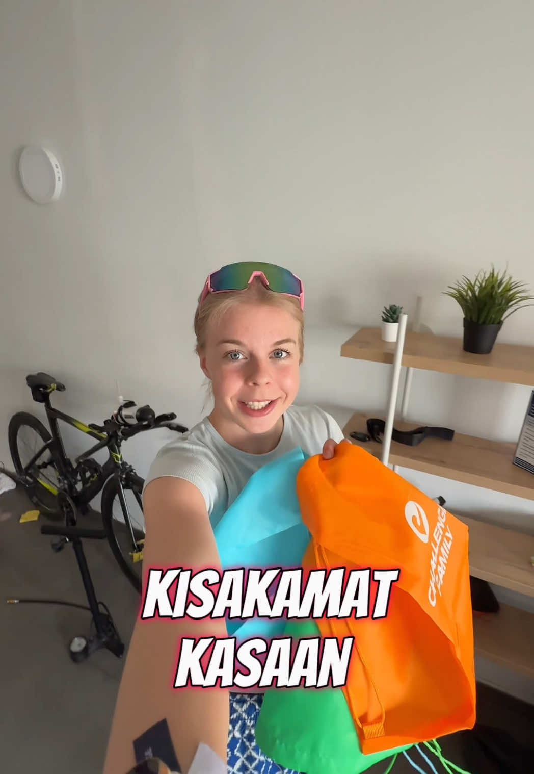 Arvaa kuinka monta geeliä söin 106km kisassa?🏊🏻‍♀️🚴🏼‍♀️🏃🏼‍♀️🤭 #triathlon #urheilu #liikunta #juoksu #pyöräily #uinti 
