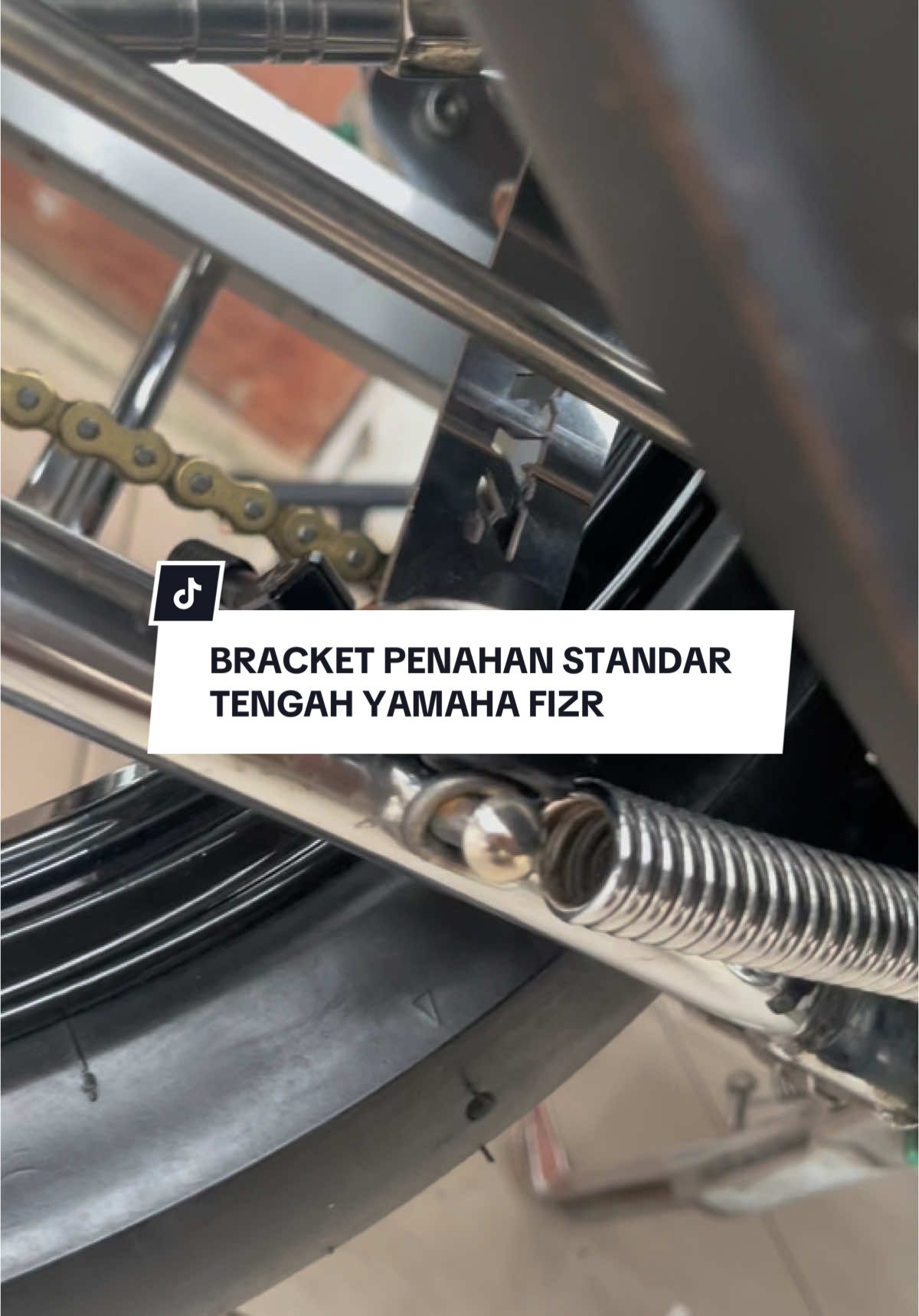 BRACKET PENAHAN STANDAR TENGAH YAMAHA FIZR #fyp #duniamotor #onderdilmotor #bracket #yamahafizr #fizr 
