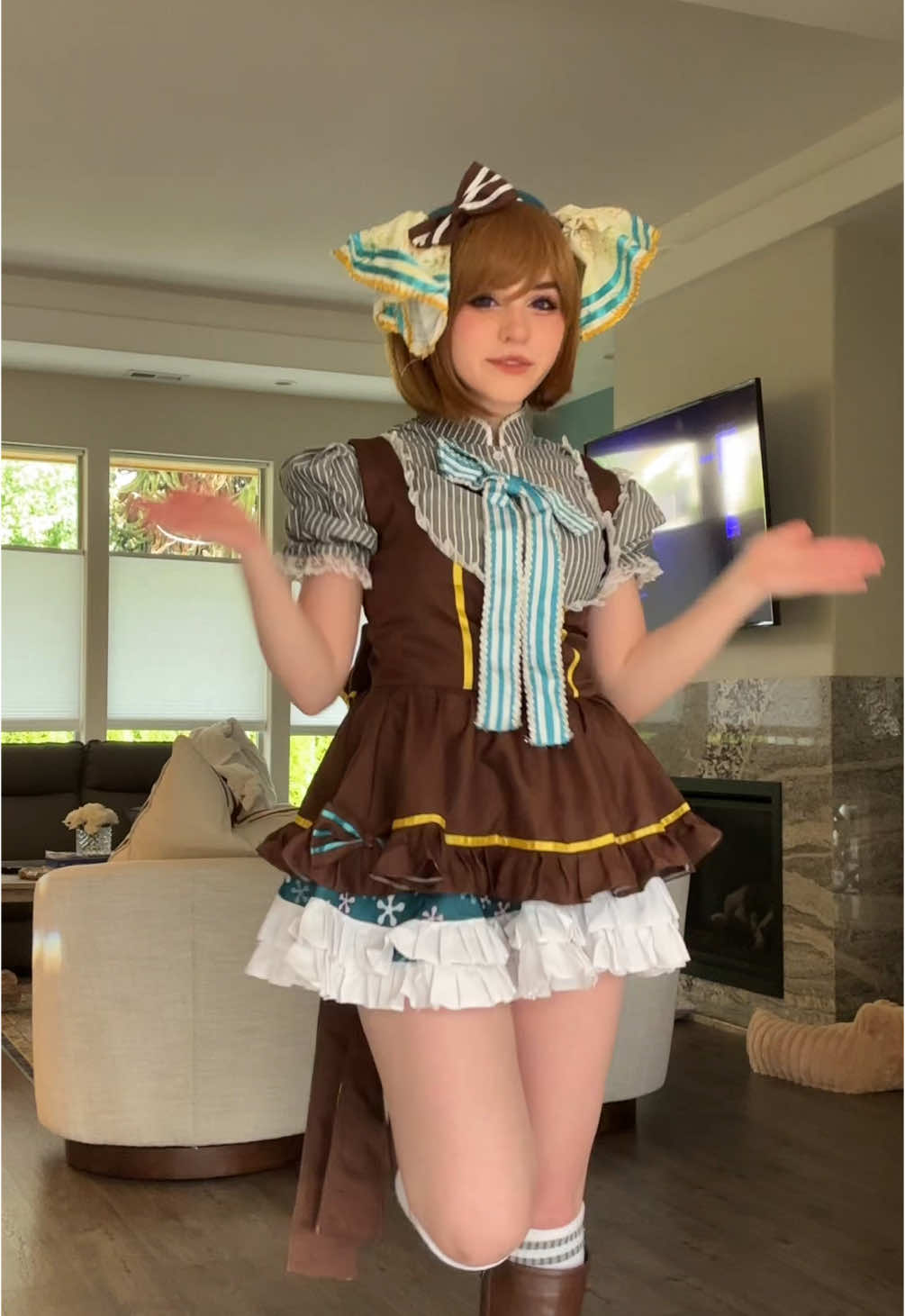 Hopefully performing this live this year!!! #hanayocosplay #lovelivecosplay #hanayokoizumicosplay #hanayokoizumi 