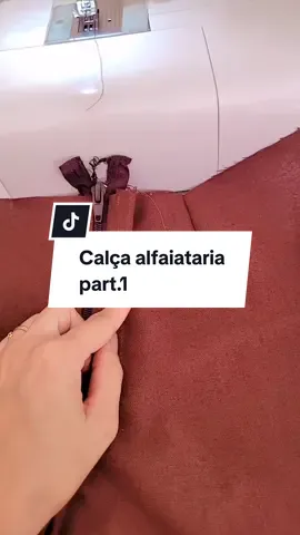 Costura de calça alfaiataria. Usei 130cm de linho misto pra fazer tamanho 38 🪡#sewing #costureirasdotiktok #tutorialdecostura #vaiprofy 