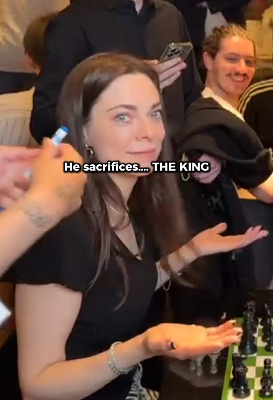 He thought he was playing Anichess 💀 #chess #chessgame #dinabelenkaya #grandmaster #chessmemes 