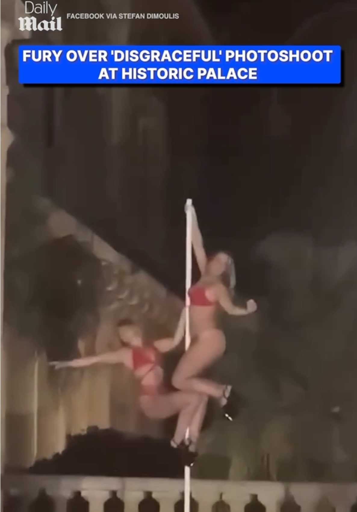A troupe of ‘British’ pole dancers have sparked fury in Greece after video emerged showing the half-naked performers staging a photoshoot in front of the Old Palace on Corfu. Tap the link above for the full story ⬆️ #greece #corfu #poledancing #polcedancer #news #controversial 