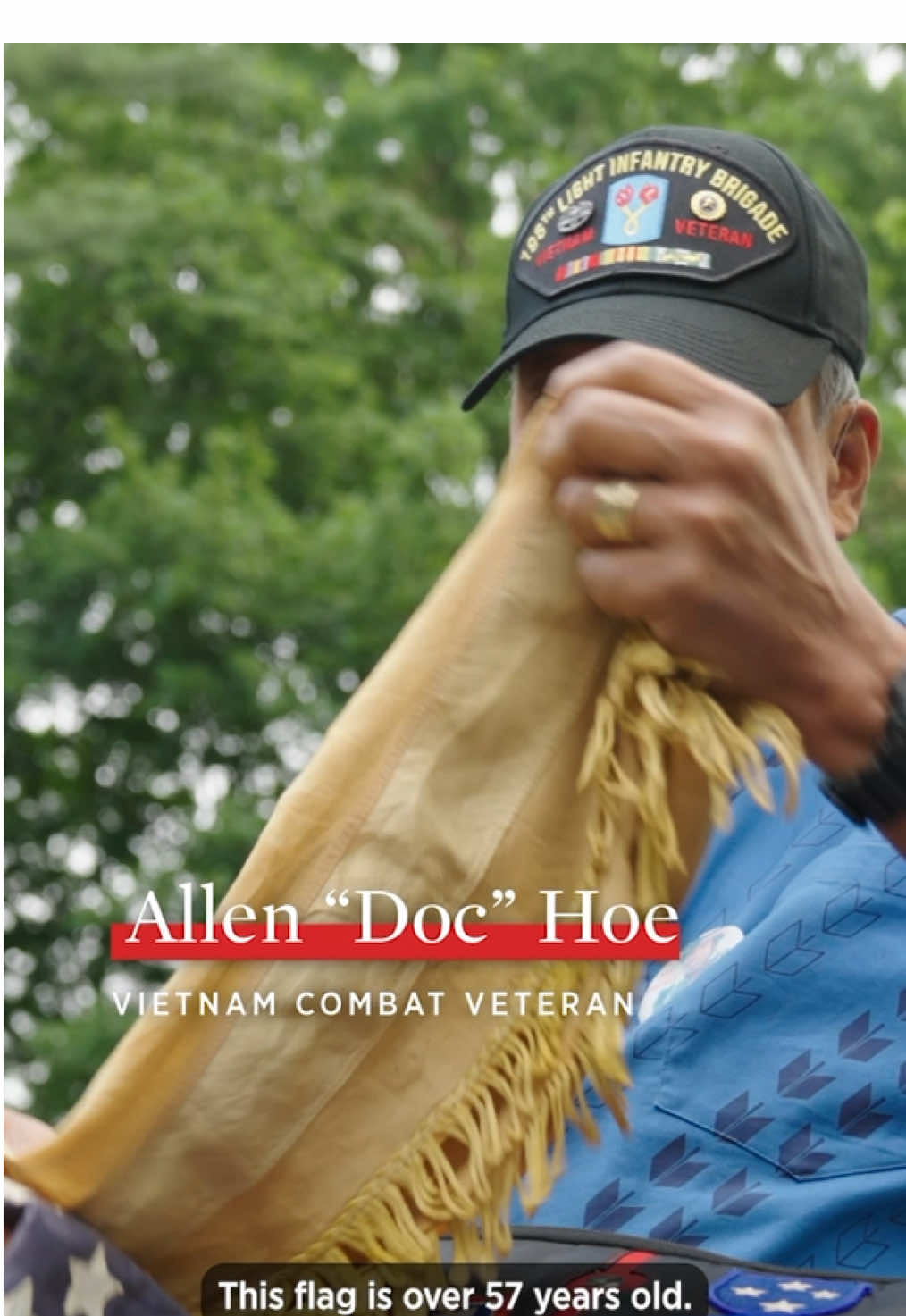 Frayed and faded, Vietnam combat veteran Allen 
