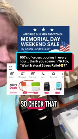 #tiktokshopmemorialday #LIVE #tiktoklive #coachrelief #balance #StressRelief #tiktokmademebuyit 