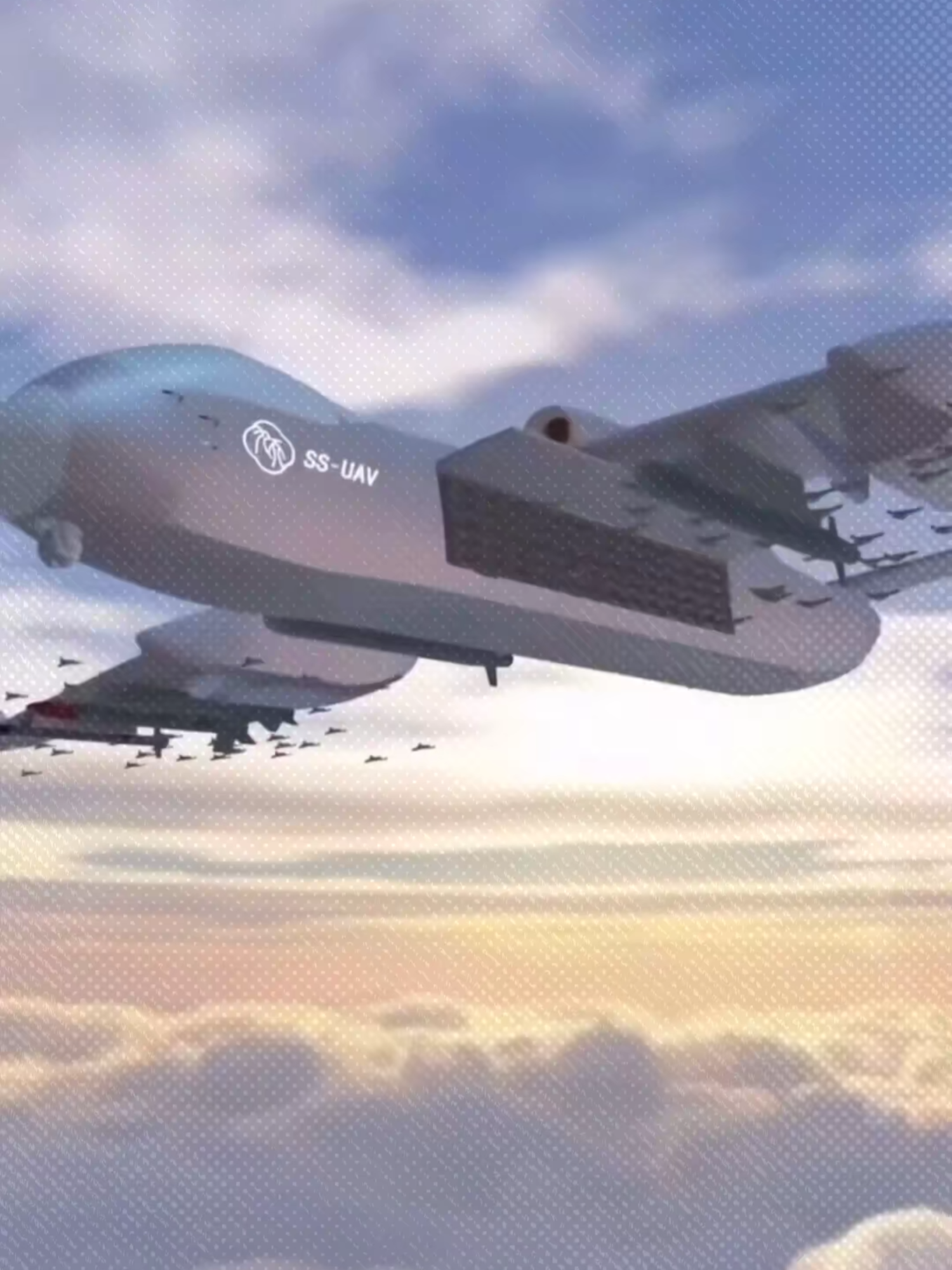 China just unveiled a new military aircraft, it is named Juxian SS-UAV, which is considered a “MotherShip” as it can carry up to 100 unmanned drones