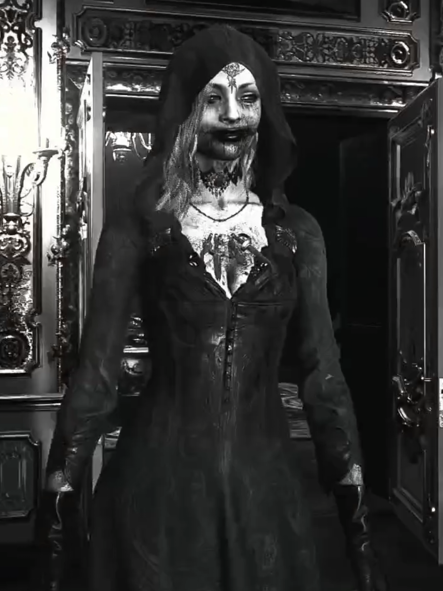 My gothic girl || audio: Pathetic - Dancing Nihilist (Slowed) || #beladimitrescuedit #beladimitrescu #dimitrescu #residentevilvillage #residentevilvillageedit #residentevil #gothic #vampire #aesthetic #videogames #fyp 