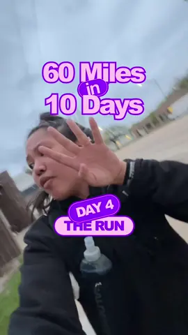 Day 4 of #60milesin10days! Who else is thankful that they GET to be active today? #runtok #motivation #family #runcommunity #runningcommunity #Running #longrun #fyp #trending #series #challenge 
