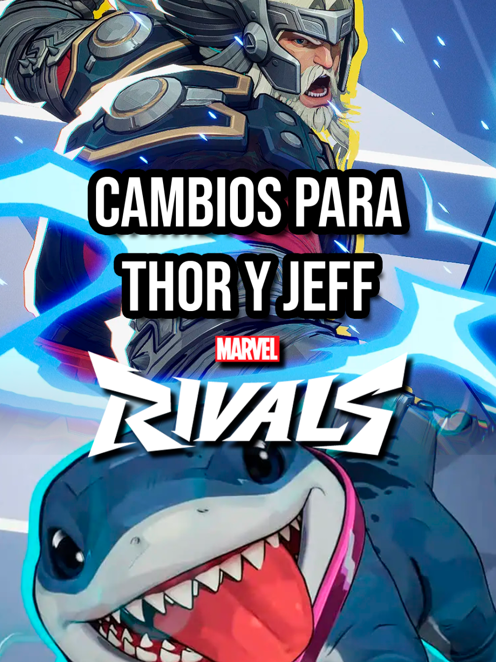 Cambios para Thor y Jeff de Marvel Rivals #MarvelRivals #MarvelRivalsPartner #hellfiregala #Thor #Jeff #jeffthelandshark #cambios 