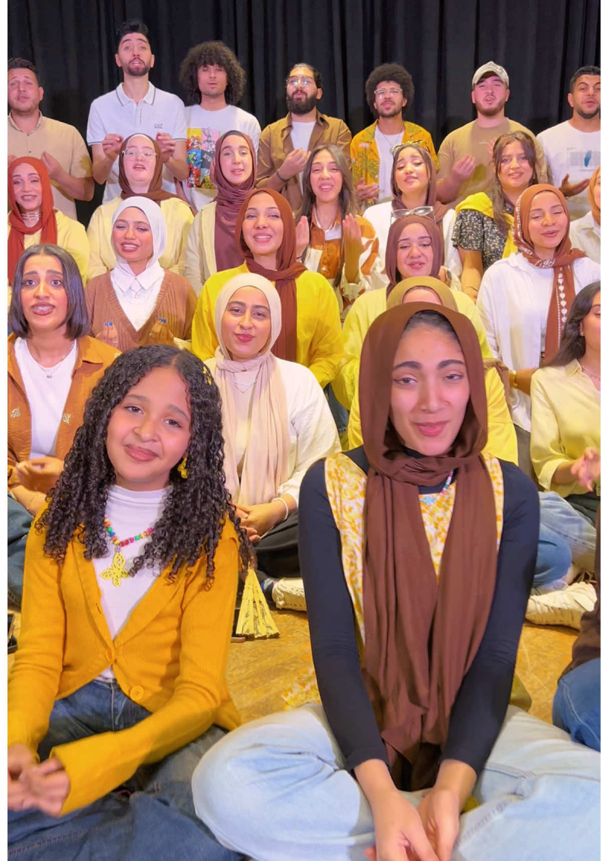 حلوين من يومنا😍❤️ #كورال_اون #oun_choir 