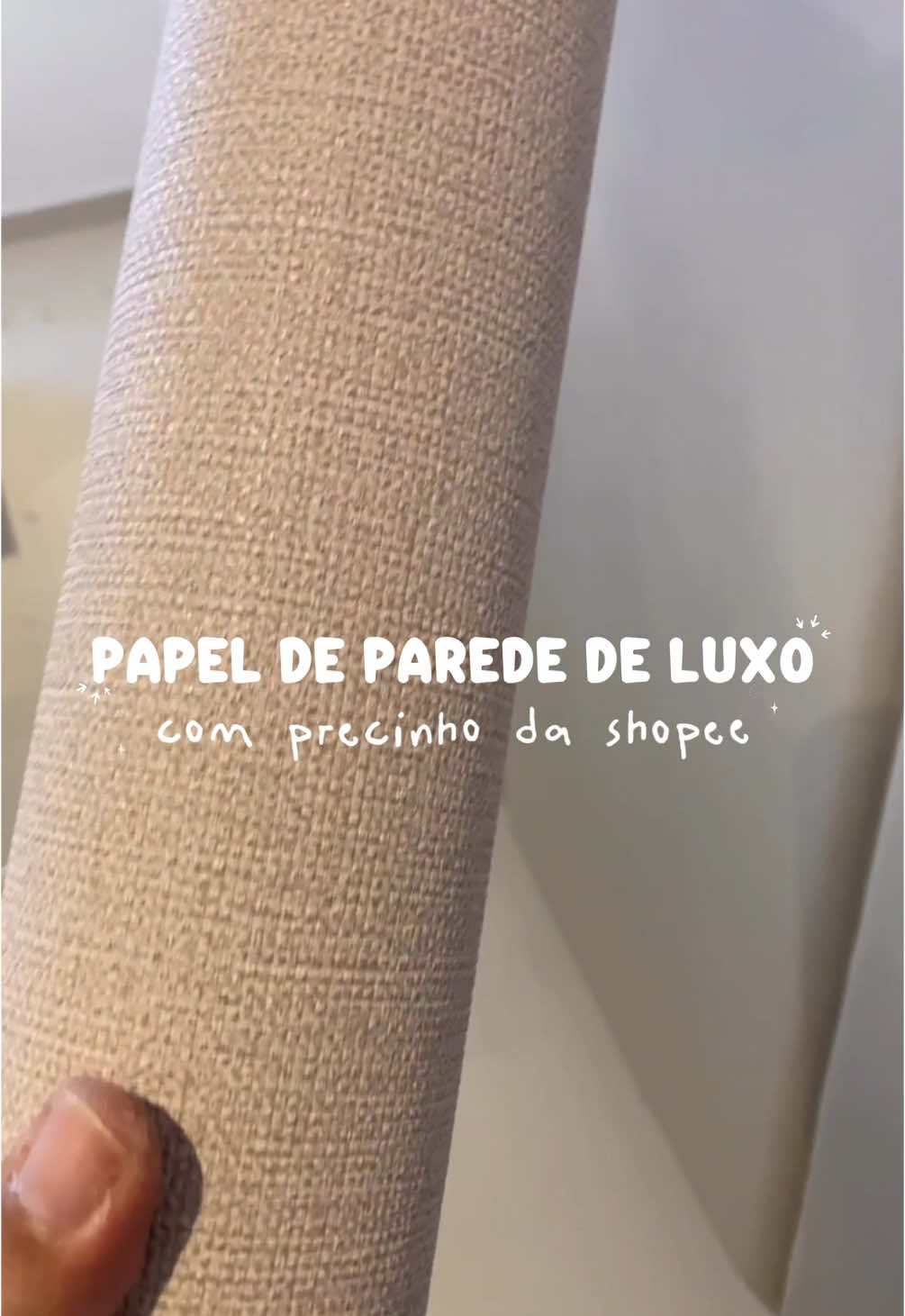 LINK NA BIO OU NOS COMENTÁRIOS! ID NA SHOPEE: AEG-URD-XSJ 🩷 #papeldeparede #decoracao #perededecorada #reforma 