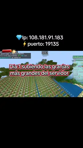Día 1 subiendo las granjas más grande del servidor #Minecraft #granjas #bedrock #KerCraft #minas #paratiiiiiiiiiiiiiiiiiiiiiiiiiiiiiii 