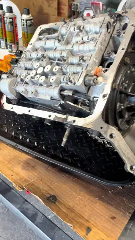 What summer break looks like around here #shop #transmission #legos #son #chevy #4l60e #4x4