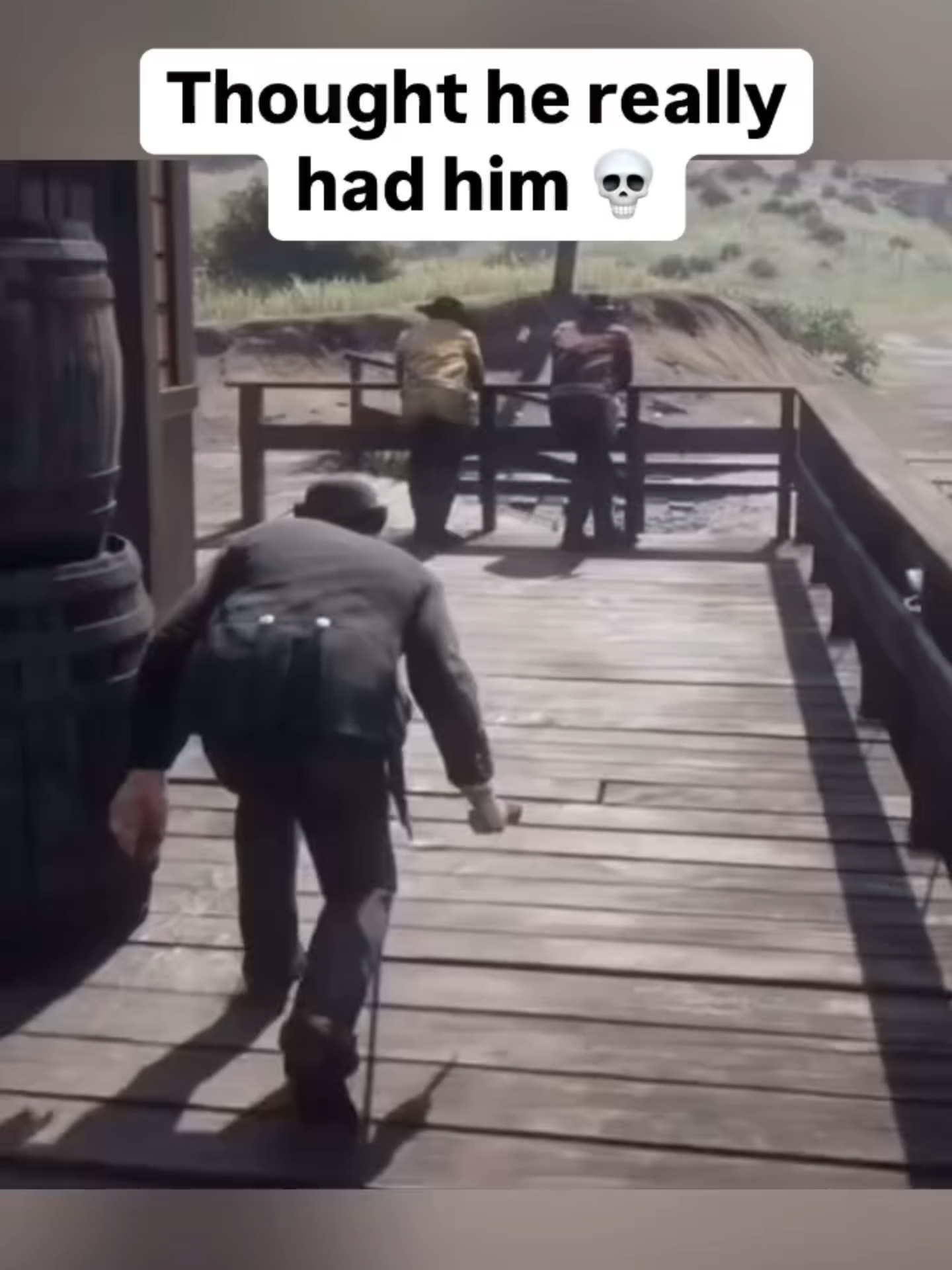 Red Dead 2 is not a stealth game 😭 (@tdfsimba) #gaming #GamingOnTikTok #arthurmorgan #rdr2 #rdr2online #reddeadredemption2 #reddead2