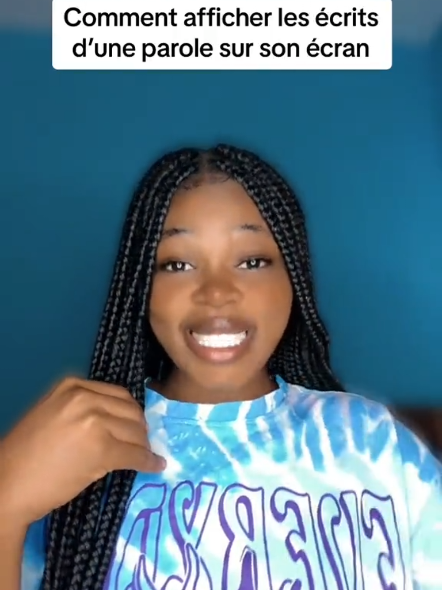 Comment afficher les écrits d'une parole sur son écran #tuto #astucetiktok #joycyreyes 