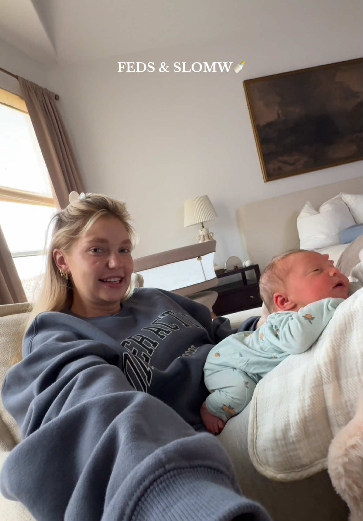 Havy bug is funny 🤭 #slomw #tvshow #babyfeds #newborn #newbornbubble #postpartum #postpartumjourney #fypbaby #babytok 