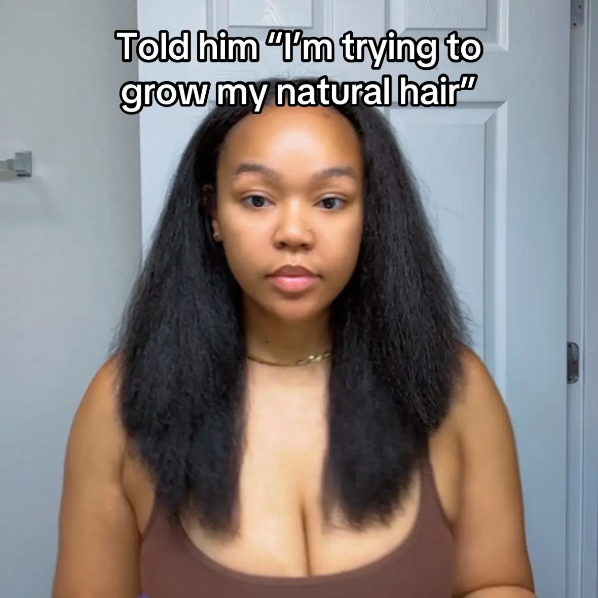 My natural hair growth in one year.  #holyairball #naturalhairgrowth #hairgrowthtips #naturalhairtiktok #naturalhaircare 