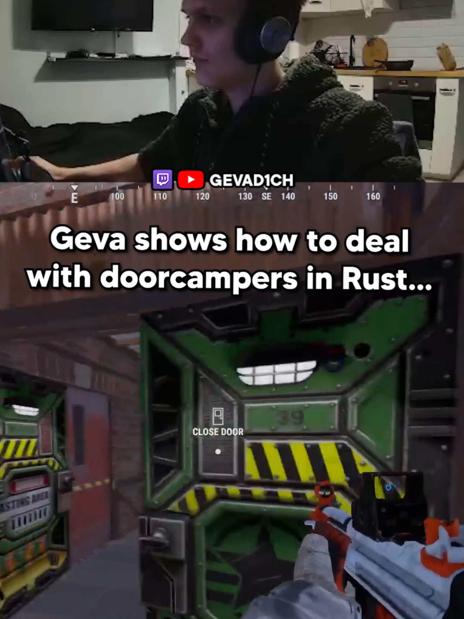 Moving like a spider in my base🕷#gevad1ch #twitch #rust