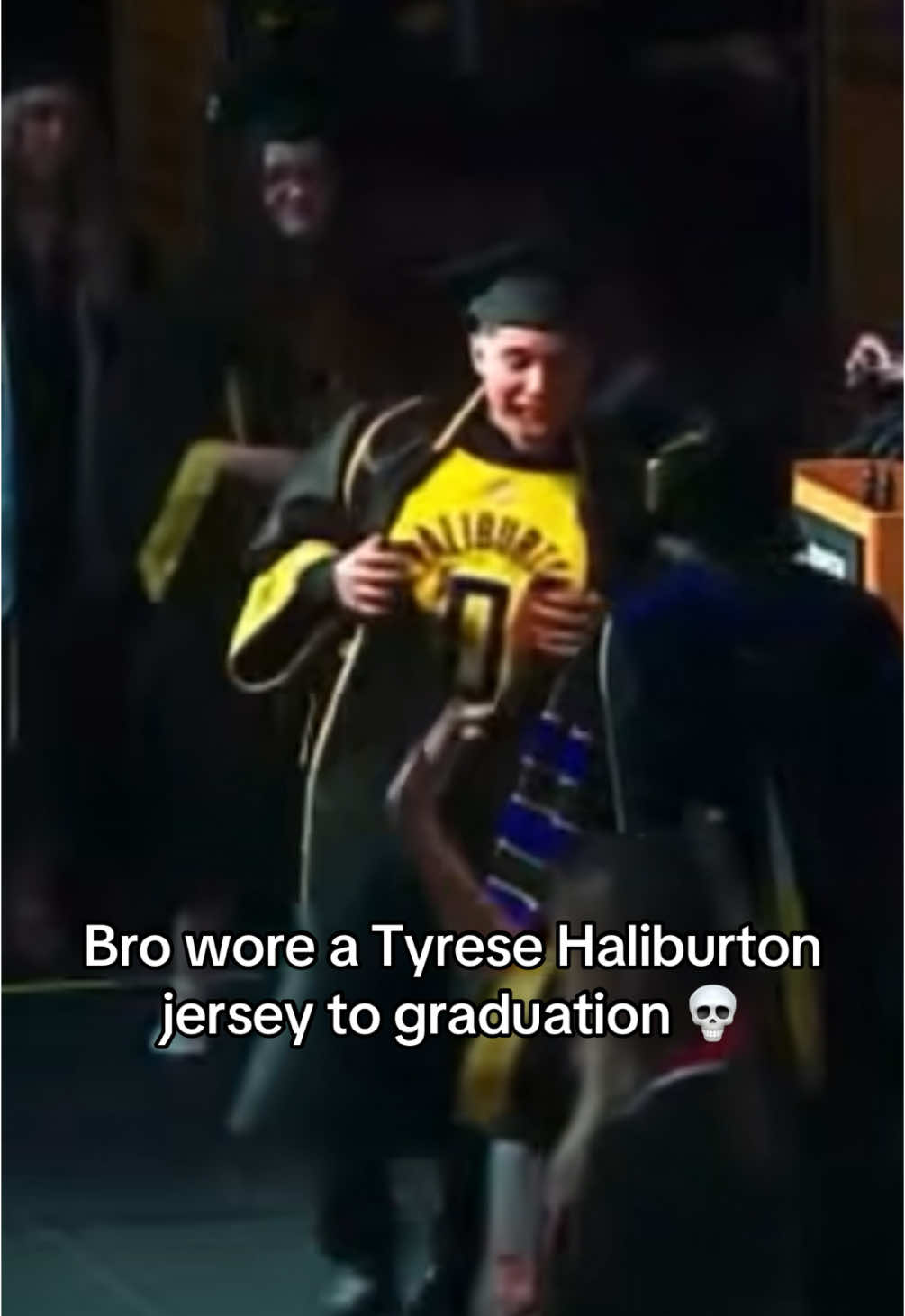 Bro is HYPE after Game 1 of ECF. 😂🔥 (@cristian santana) #basketball #bball #school #funny #tyresehaliburton 