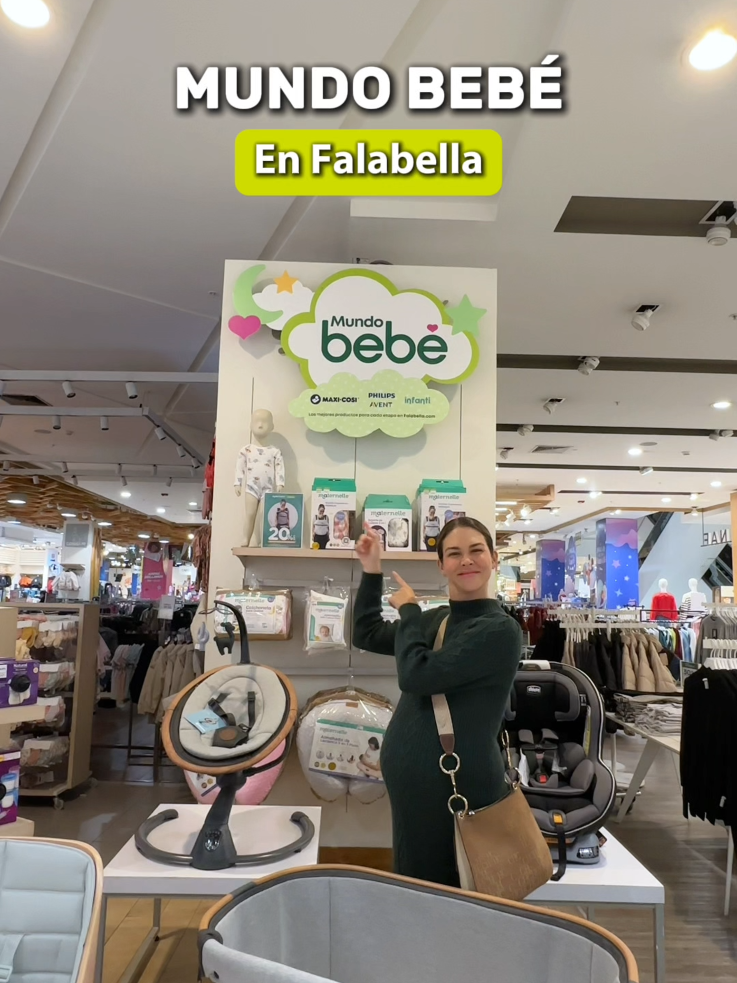 @anahidec ya está lista para recibir a su bebé y eligió lo mejor de #MundoBebé 👶✨ Descubre tú también lo mejor para tu bebé en Falabella y falabella.com 💚 #Falabella #FalabellaPerú#bebé #chicco #nuna #maxicosi