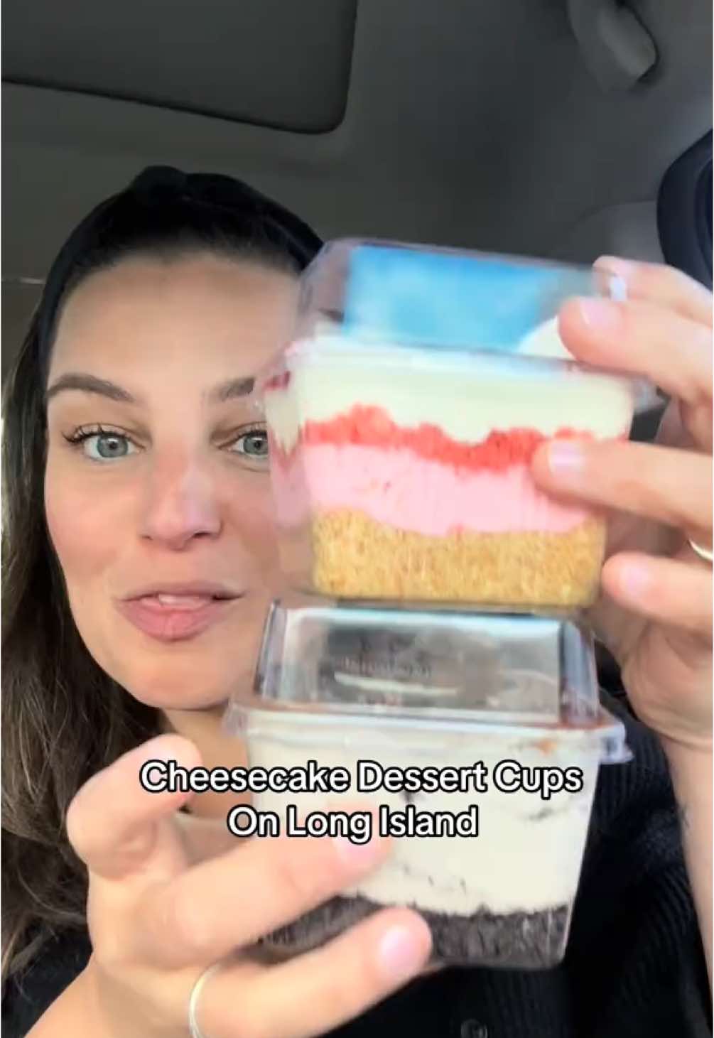 Decadent layered cheesecake cups on Long Island 😍😍 @made by Lilis  @The Dirty Cheesecake 