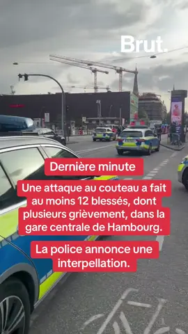 Une attaque au couteau a fait au moins 12 blessés, dont plusieurs grièvement, dans la gare centrale de Hambourg. Une personne interpellée par la police selon les médias locaux. Plus d’infos à suivre sur Brut.