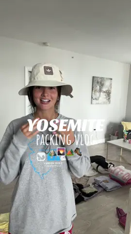 Drop Yosemite recs PLS!!! 🥲⛰️🥾🌄🏕️ I’m such an overpacker but i think i did good :) #packingvlog #yosemite #yosemitenationalpark #vacation #travel #nationalpark #camping #Hiking #outfitinspo #hikingoutfit #yosemitevalley #yosemitefalls 