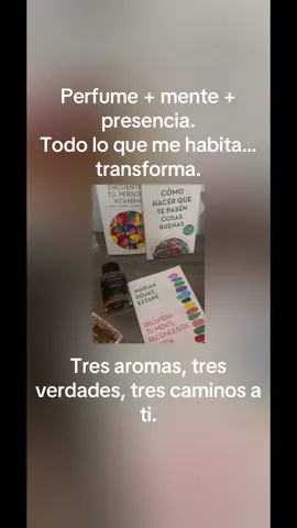 Tres aromas, tres verdades, tres caminos a ti. Perfume + mente + presencia. Todo lo que me habita… transforma. #BellezaIntegral #PerfumeConPropósito #MarianRojas #AromaterapiaEmocional #MuskRavageur #LoutreOud #MujerIntencional #RuthMejía #LecturaYPerfume #ShortsConAlma#perfumetok#BookTok #CapCut 