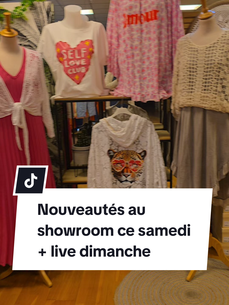 Nouveautés à découvrir ce samedi à partir de 14h30 au showroom et en live ce dimanche à 17h30 #dresscodegap #shopping #live   #liveshopping 