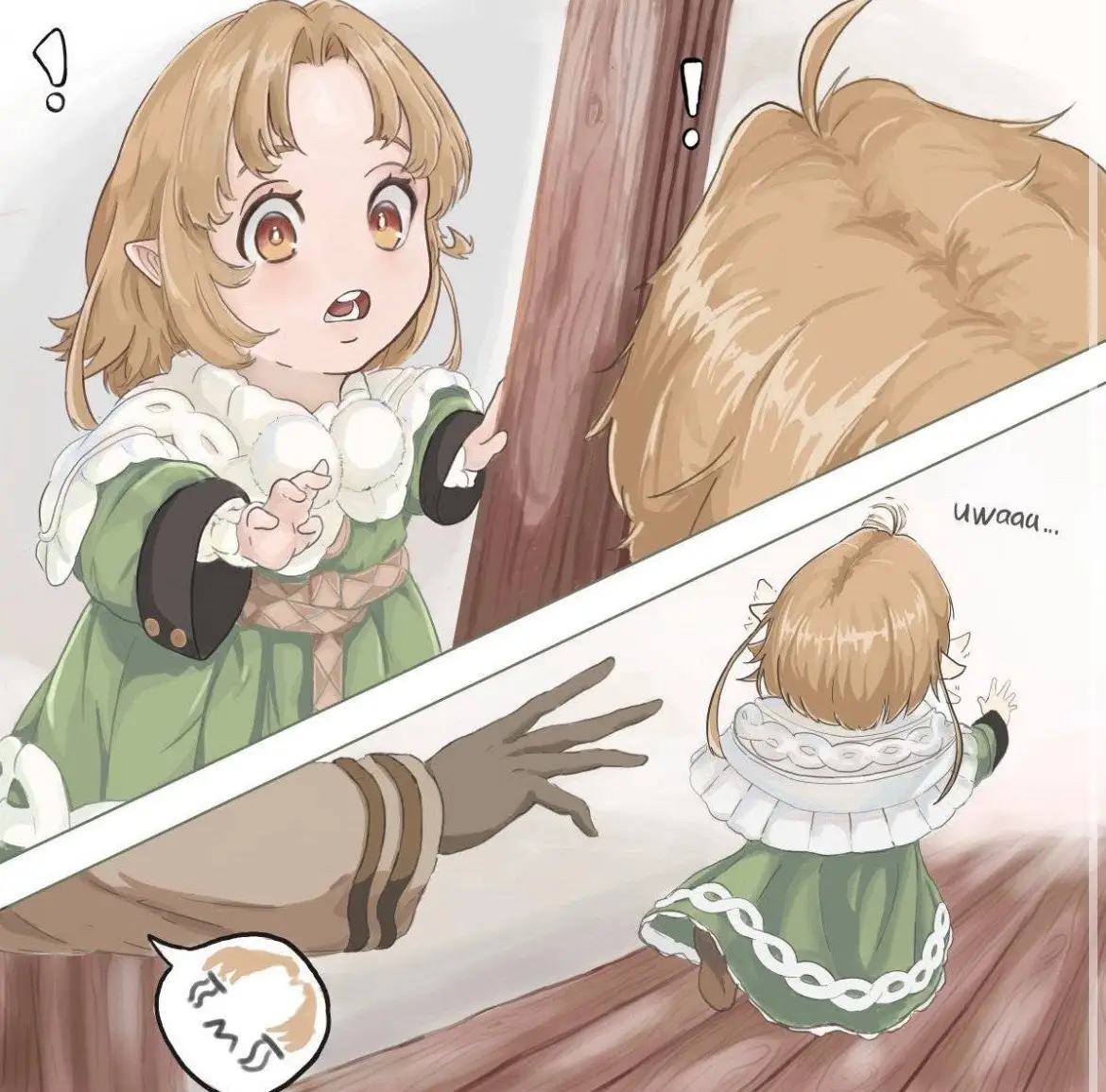 Lucy doesn’t recognize Rudeus because he’s gone so much for work. (Fan-art)  #fypageシ #isekai #anime #isekaianime #foryou #foryoupageofficiall #joblessreincarnation #jobless-reincarnation #mushokutensei #redundancy #mushokutenseitiktok #rudeusgreyrat #lucygreyrat #fanart