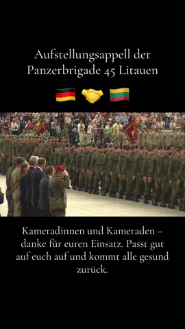 Die Panzerbrigade 45 übernimmt eine Schlüsselrolle in Litauen als Teil der verstärkten NATO-Präsenz an der Ostflanke. Als Führungselement für die in Litauen stationierten deutschen Kräfte steht sie für Abschreckung, Einsatzbereitschaft und Solidarität mit unseren osteuropäischen Partnern. In einer Zeit wachsender Spannungen sendet die Brigade ein klares Signal: Deutschland steht zu seinen Bündnisverpflichtungen. #Panzerbrigade45 #Litauen #Bundeswehr #NATO #Ostflanke #Verteidigung #Leopard2 #PumaSPz #eFP #Solidarität #Sicherheit #Militärpräsenz #Deutschland #Kampftruppe #Abschreckung #Schlagkraft #Bündnistreue #Streitkräfte #Heer #Panzertruppe