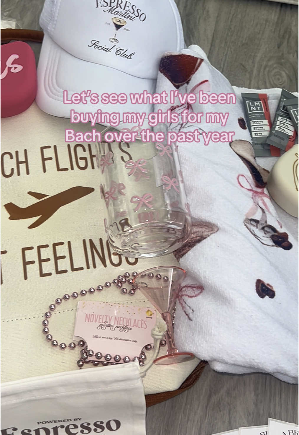 If you’re one of my 10 girls coming with me.. please stop watching now😂 See what I’ve been getting for my girls for my Bach bags ! Just 4 more weeks to go & I have no idea what I’ve been buying for the past year! I have no idea how I’m transporting this all to Arizona along with my clothes but we’ll worry about that then! super excited for this theme and set up!!  #bacheloretteweekend #bachbags #bachelorettebags #scottsdale #2025bride #2026bride #bachelorready #bride #nycbride #njbride 