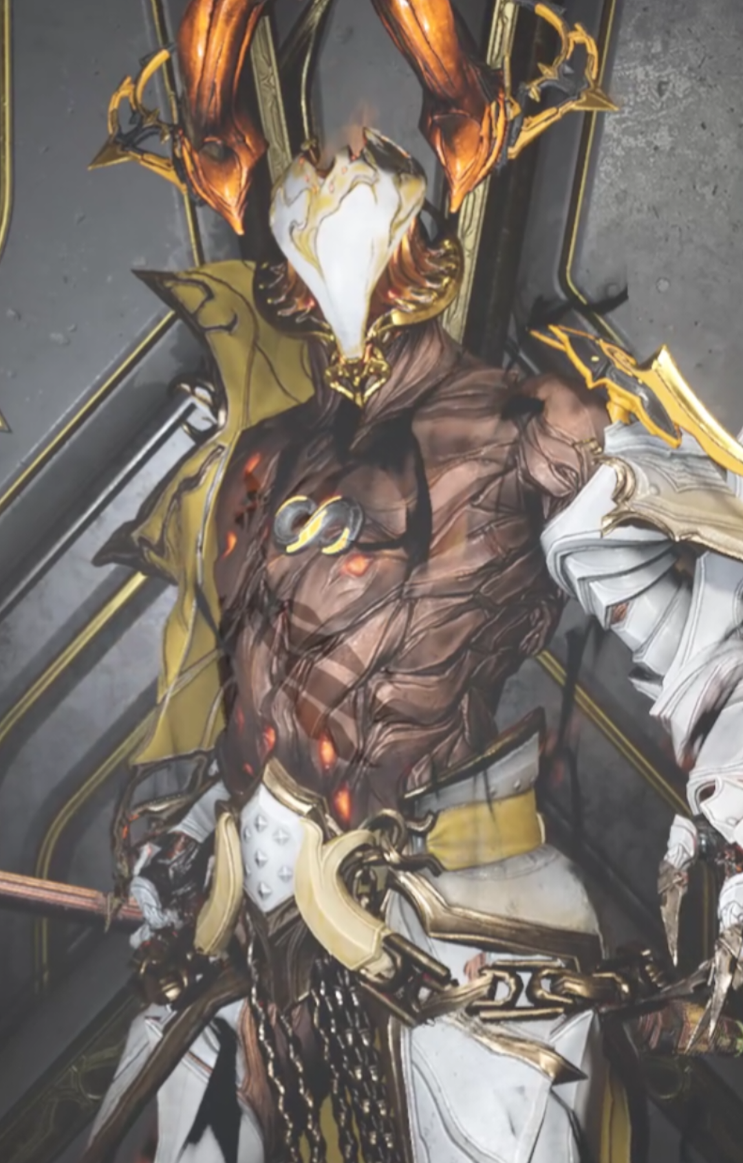 daring today aren't we? hot deluxe btw #warframe #kullervo #fashionframe