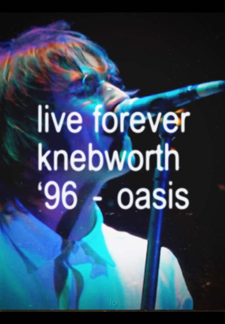 live forever knebworth ‘96 - oasis (requested / if you want to request a song check the link in my bio!) #oasis #liveforever #knebworth1996 #fyp 