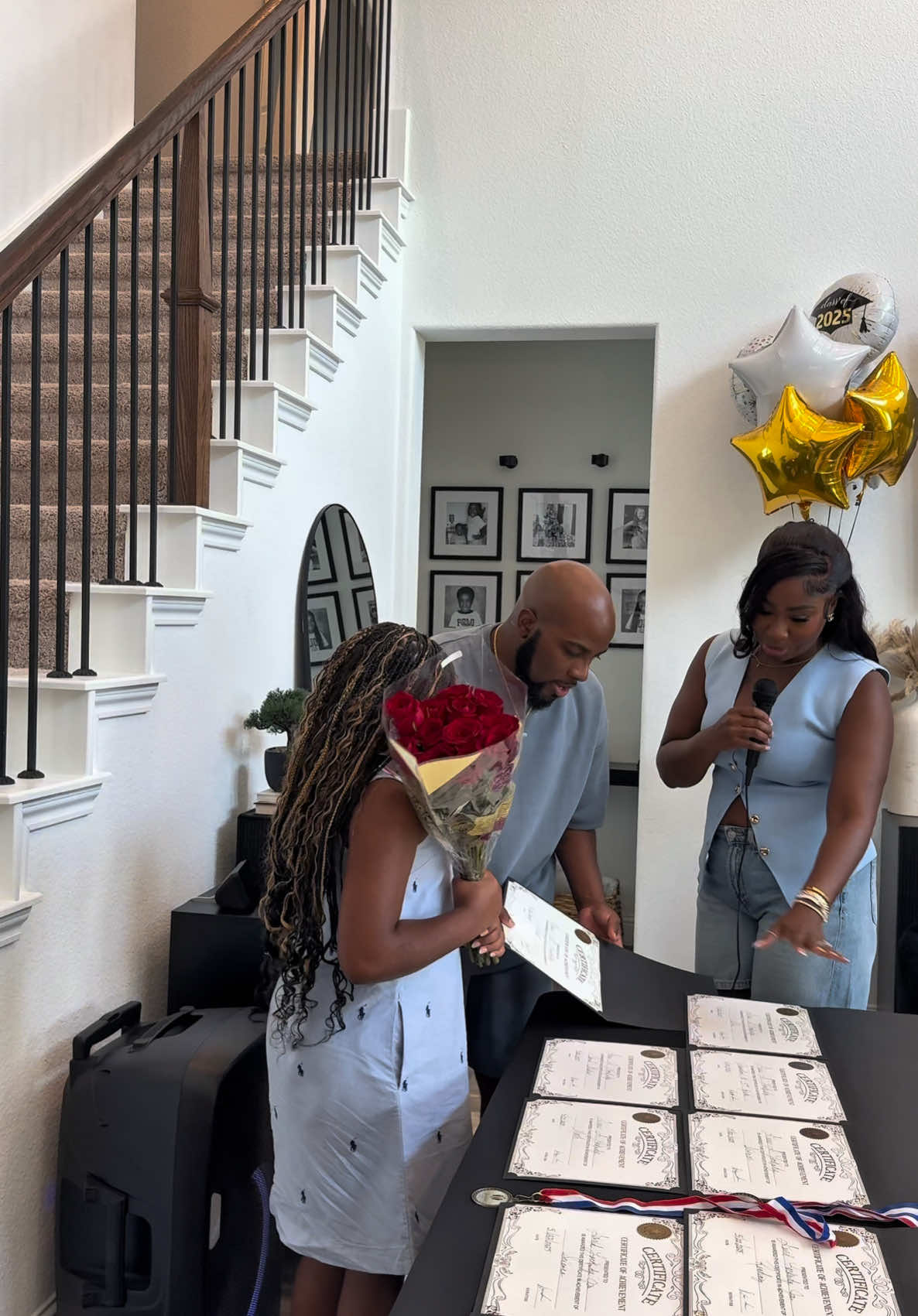 Yesterday, we celebrated our kids with an at-home graduation and promotion ceremony. Although they’re homeschooled, we make it a priority to acknowledge and celebrate all of their accomplishments just as we would if they were in public school. #homeschool #homeschooling #homeschoolmom #homeschoolfamily #graduation #school #schoollife