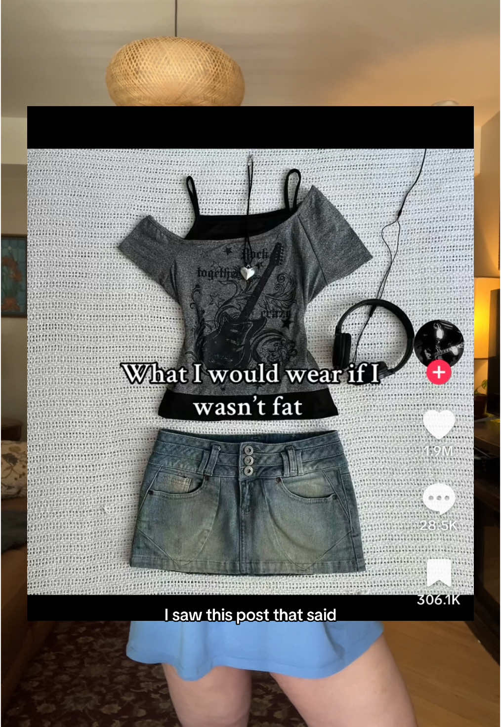 you are allowed to exist as you are and wear the outfits you want to wear without losing weight! it’s actually okay and the world will not end! 💗