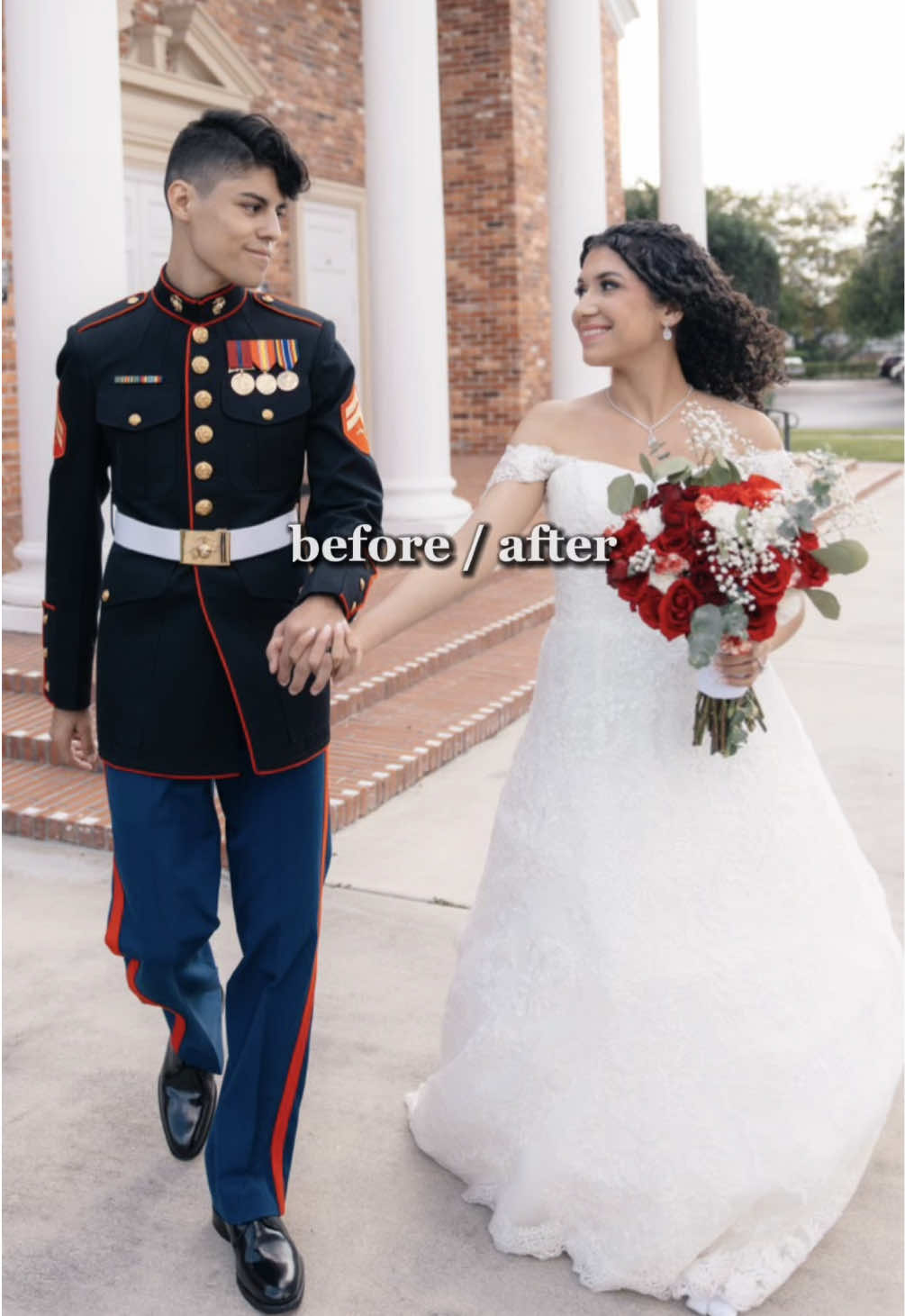 august 2019 vs. march 2025🤭 #highschool #marriage #militarywife #wife #wedding #christiantiktok #CapCut 