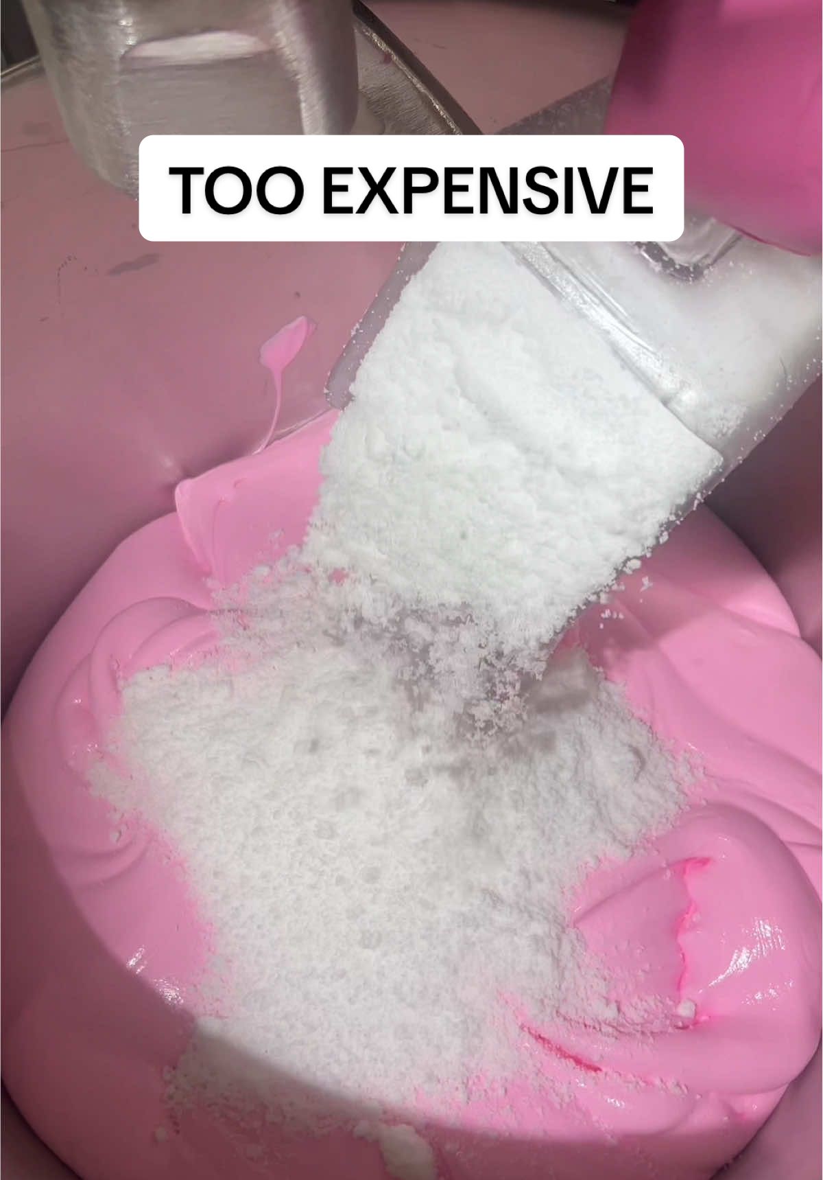 No trust me I wish small business = lower costs too 🥲 Our prices reflect the cost of high-quality ingredients + all the BTS magic it takes to run a small business ✨  🛍️ Shop our slime online at Cornwithslime.com Get 20% off with code TIKTOK