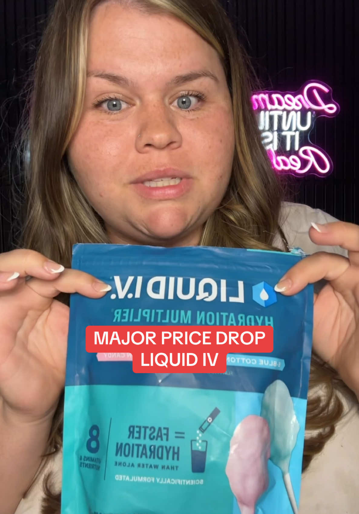 Superrrr low price for the liquid iv cotton candy! Ends tonight! #liquidiv #liquidivhydration #liquidivcottoncandy #TikTokShopMemorialDay 