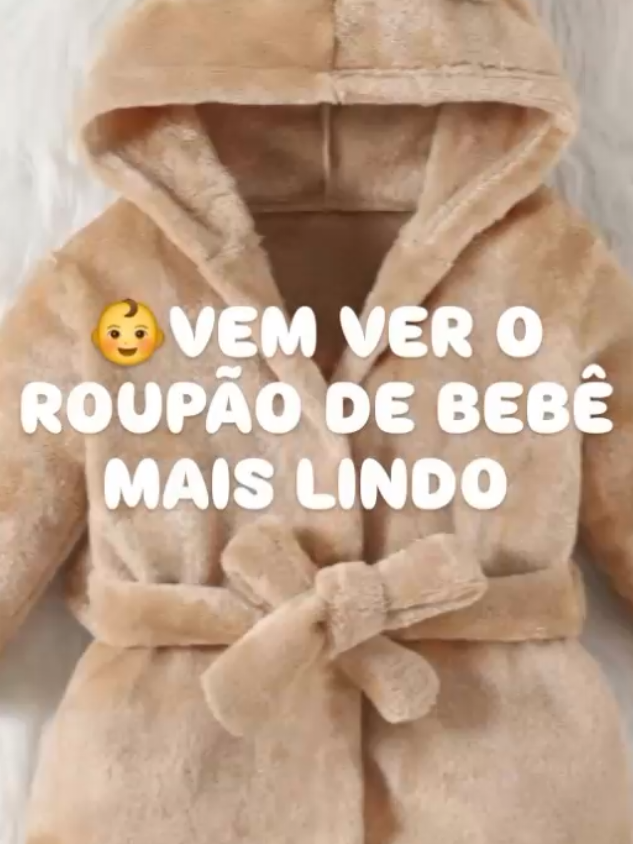 👶Roupão de Bebe Infantil Quentinho com Capuz e Cinto Tecido Plush Antialérgico. ➡️Link na bio, rede vizinha ou copia e cola o ID:AAB-RJY-ZSM na barra de pesquisa da Shopee. #roupao #roupaoinfantil #bebê #shopee @encontrei.postei @encontrei.postei 