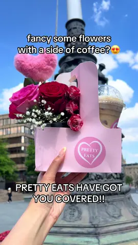 YES PLEASE!!! #prettyeats #sheffield #flowersandcoffee #flowers #flowerbouquet #coffee #hiddengemssheffield #prettyeatssheffield 